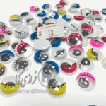 چشم عروسک رنگی سایز 13