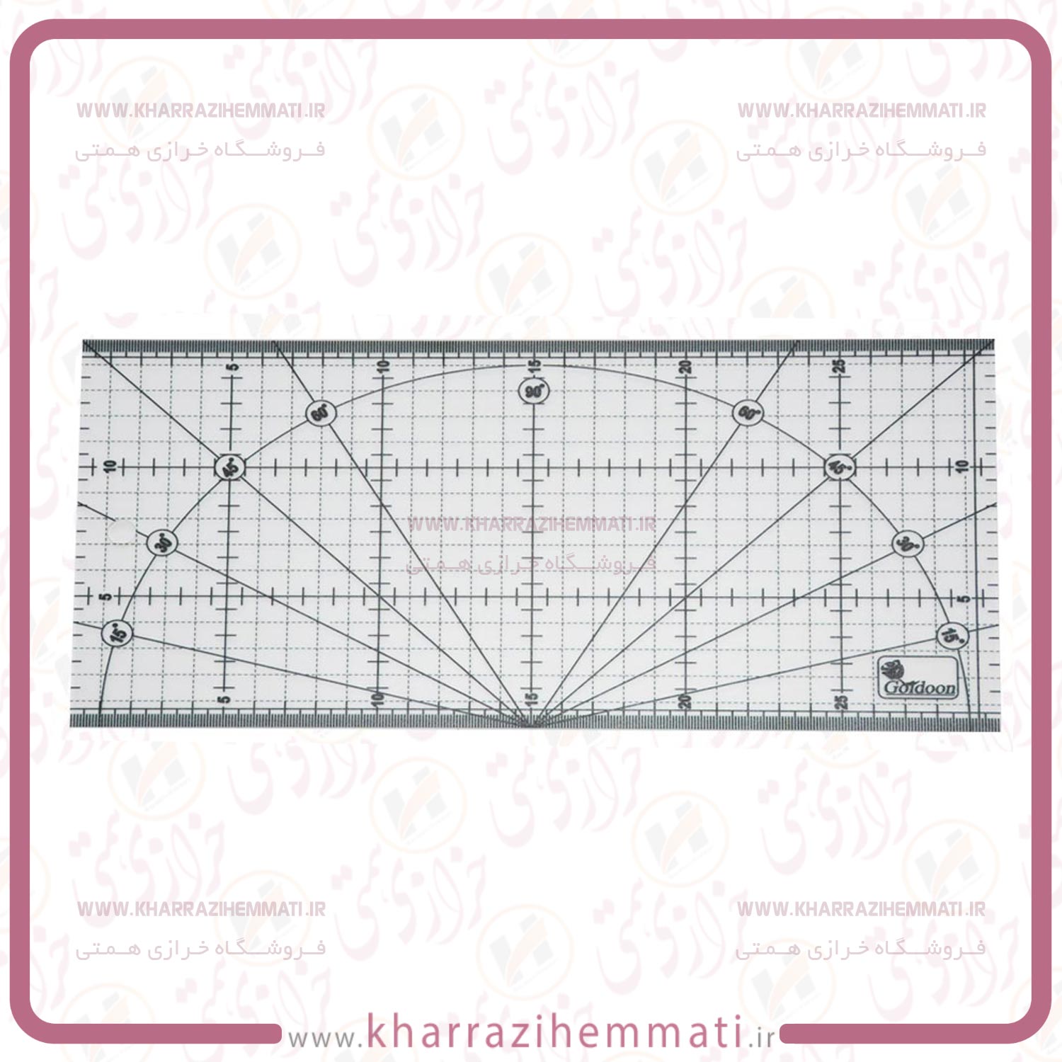 خط-کش-40-تکه-دوزی-خیاطی-(سایز-انتخابی-) خط کش 40 تکه دوزی خیاطی (سایز انتخابی ) - Image 1