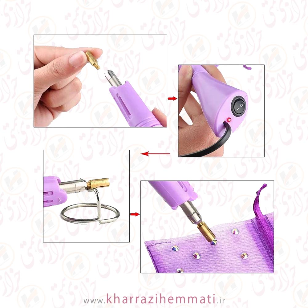 دستگاه-نگین-زن-2 دستگاه نگین زن حرارتی خیاطی - Image 1