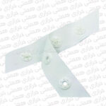 دکمه ریلی فشاری سایز ریز سفید