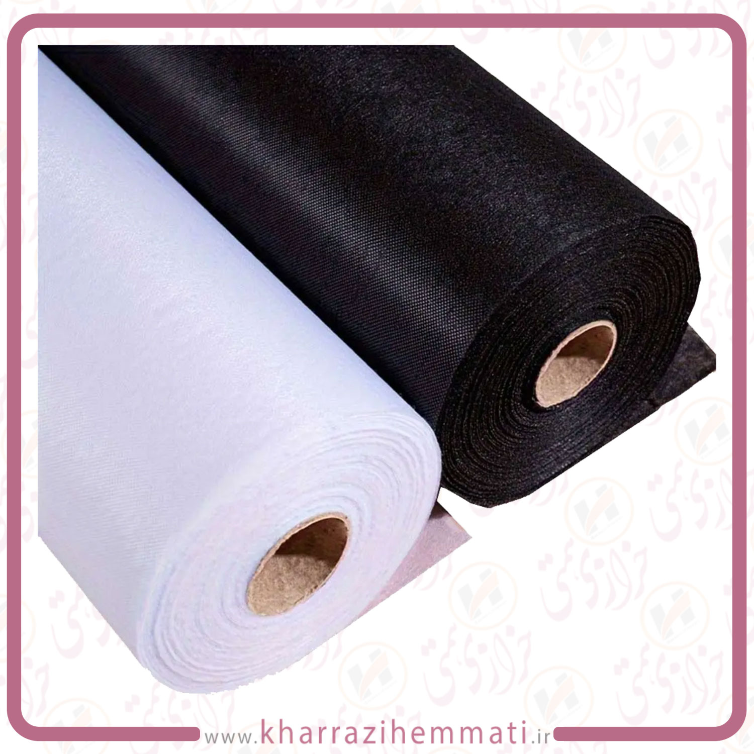 لایه چسب گریوه سفید / مشکی ( فروش به صورت متری )