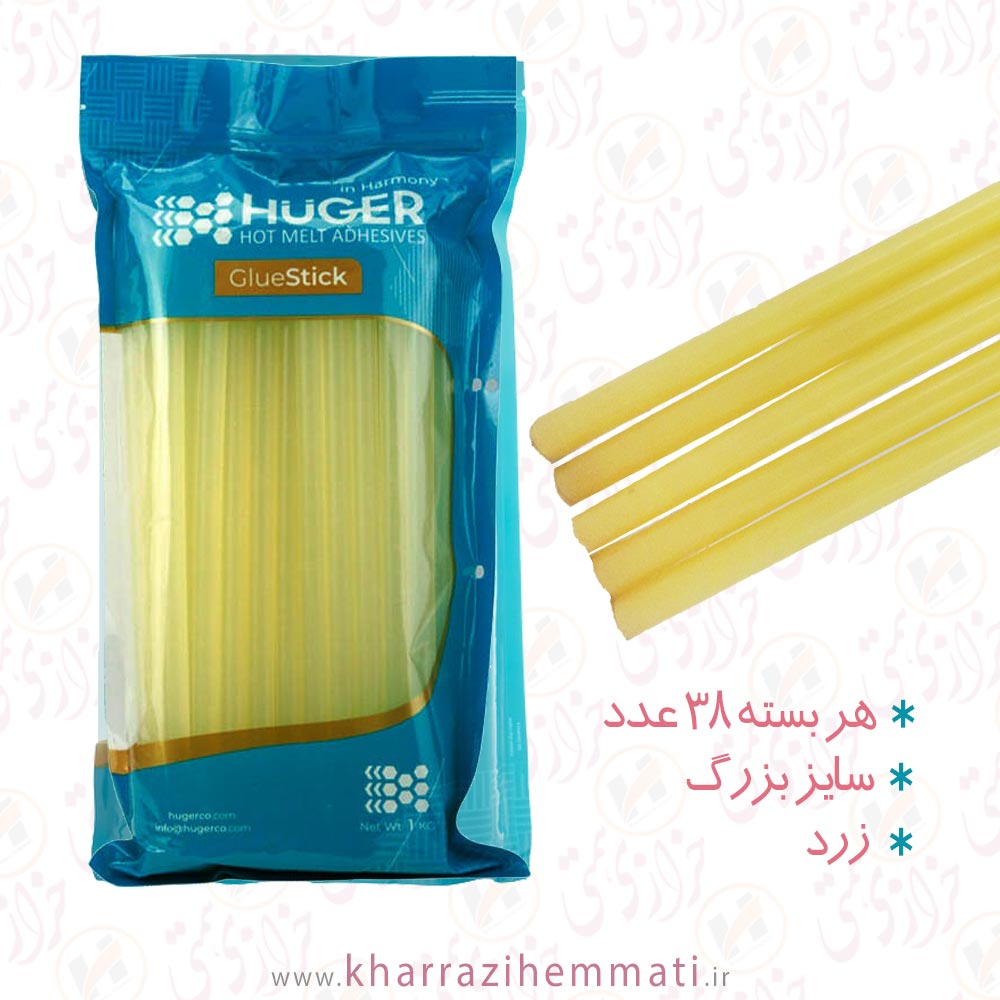چسب-حرارتی-بزرگ-زرد چسب حرارتی بزرگ زرد صنعتی هوگر - Image 1