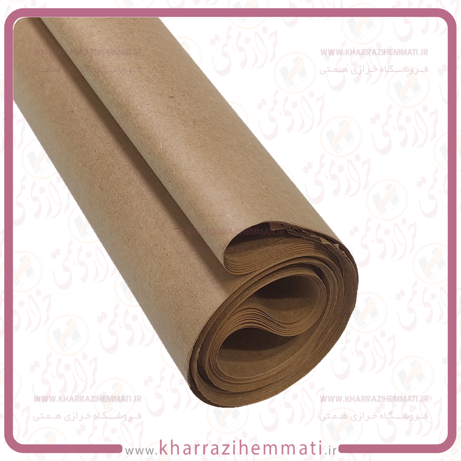 کاغذ-الگو-قهوای-کرافت-ضخیم-1 کاغذ الگوی خیاطی قهوه ای ضخیم ( 1 کیلو ) - Image 1