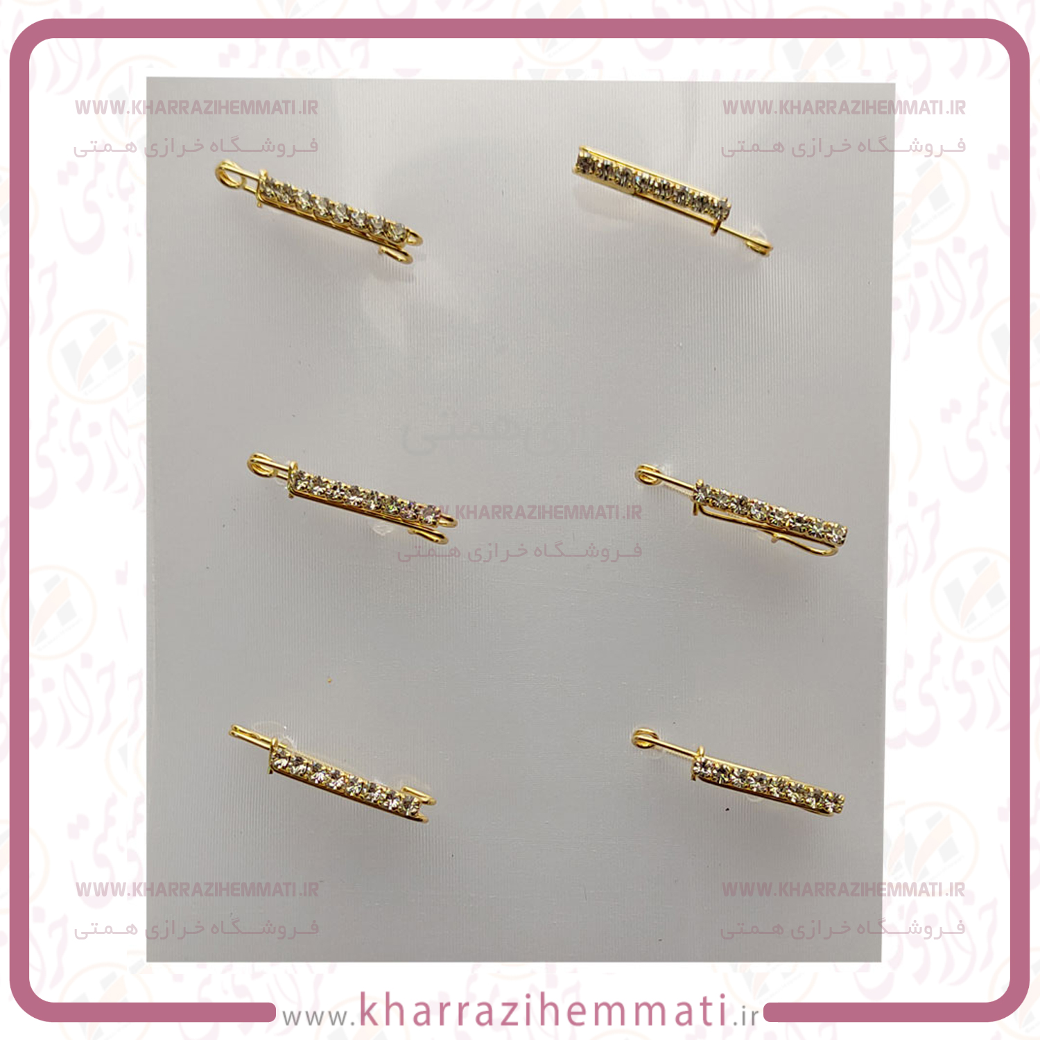 سنجاق-اسکاتلندی-نگین-دار-تک-خط-{تعداد-انتخابی} سنجاق اسکاتلندی نگین دار تک خط {تعداد انتخابی} - Image 1