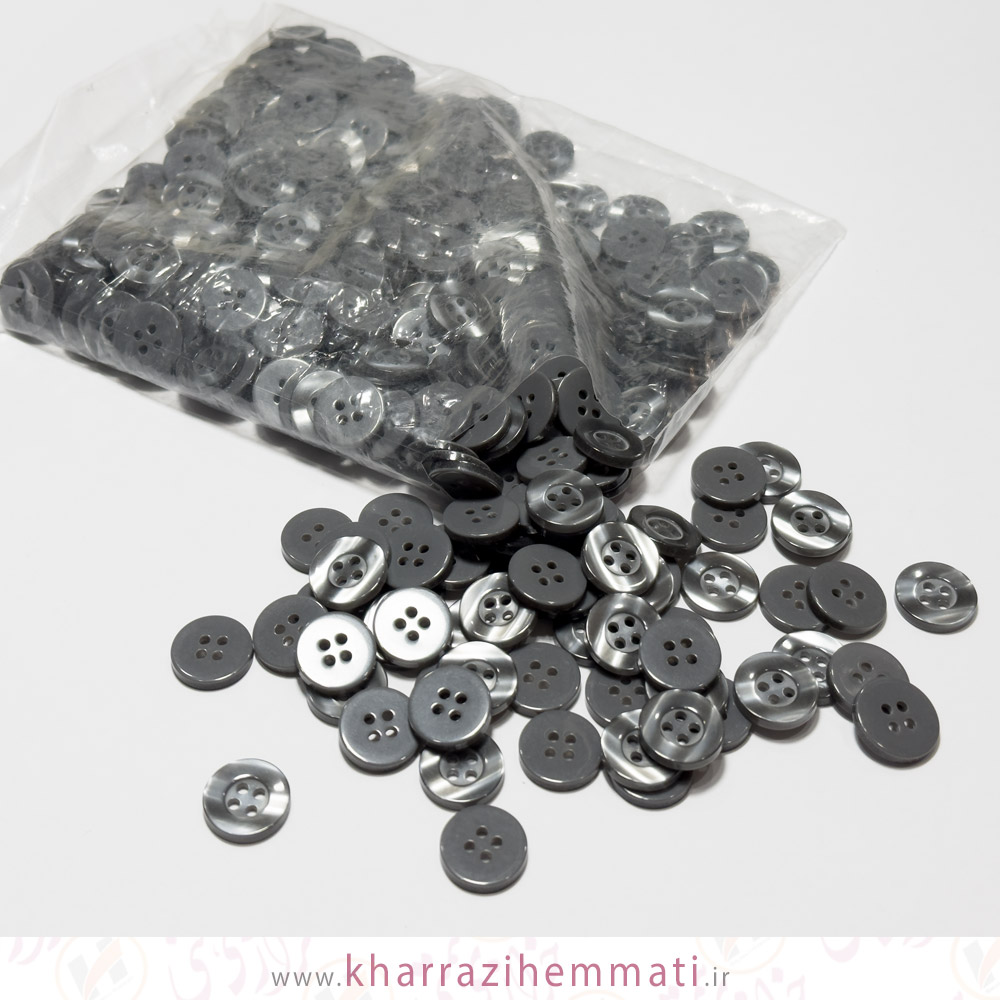 دکمه-سایز-24-رنگ-طوسی-روشن-کد3-بسته-288-عددی دکمه سایز 24 رنگ طوسی روشن کد 3 بسته 288 عددی - Image 1