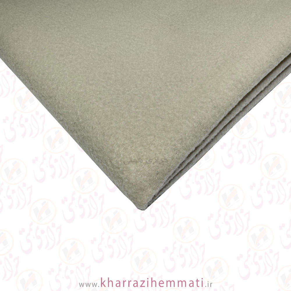 L414 نمد ساده ورامین رنگ شیری روشن کد L414 - Image 1