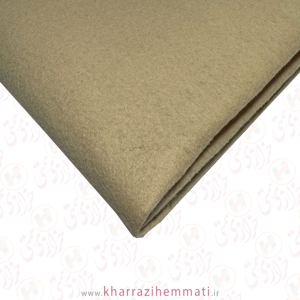 L701 نمد ساده ورامین رنگ کرم کد L701 - Image 1