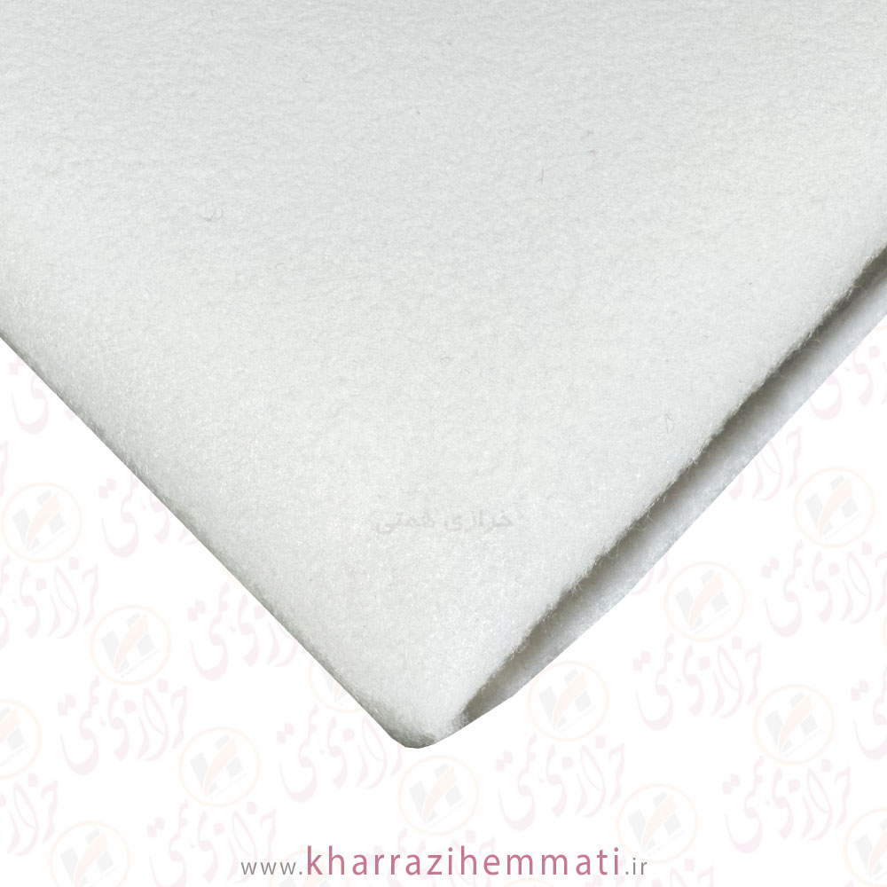سفید-آلفا-معمولی نمد ساده ورامین رنگ سفید آلفا معمولی - Image 1