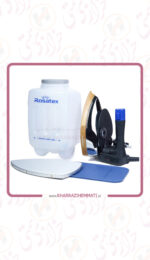 اتو بخار سرمی 3 لیتری 1800 وات رزاتکس Rosatex کفه طلایی مدل RS-300L