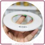 چسب دو طرفه شيشه اي کاغذی عرض 5 میلی متر رول 50 متري